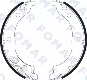 FOMAR FRICTION fo9071 -  Комплект тормозных колодок, стояночная тормозная система
